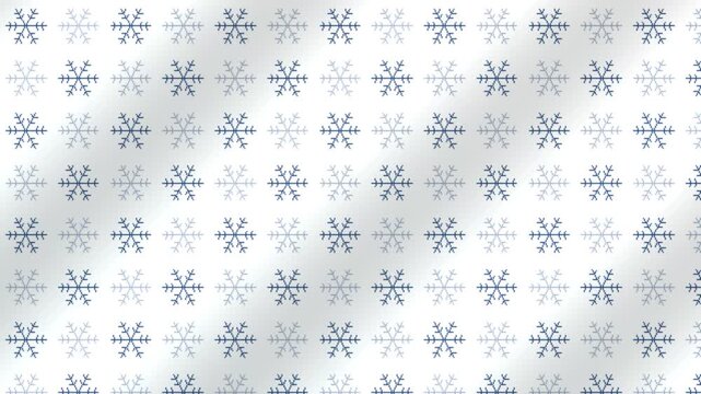 Bucle sin costuras: fondo de patr&oacute;n de copos de nieve invierno cl&aacute;sico