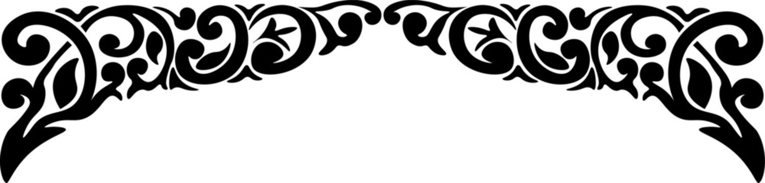 traditional pattern of sumatera. floral pattern with dark color