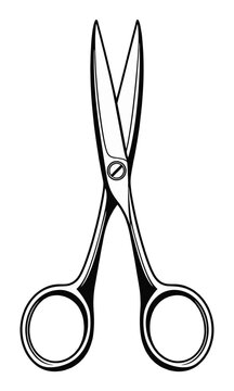 metal scissors icon