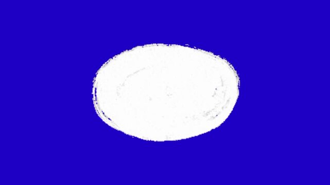 Bubble tex on blue background