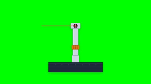Damped Stainless Steel Optical Mounting Post with Vibration Isolation and Brass Lock Collar