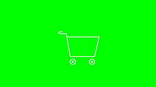 Automated Shopping Cart Abandonment Recovery Animation with Parachute Gift Tag and Safety Orange Accents