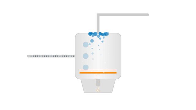 Industrial Zero Liquid Discharge Wastewater Evaporator Crystallizer System Motion Graphic