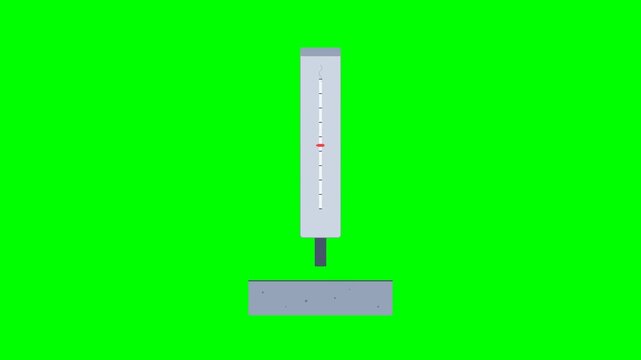 Schmidt Rebound Hammer Concrete Strength Test NDT Line Art Motion Graphic
