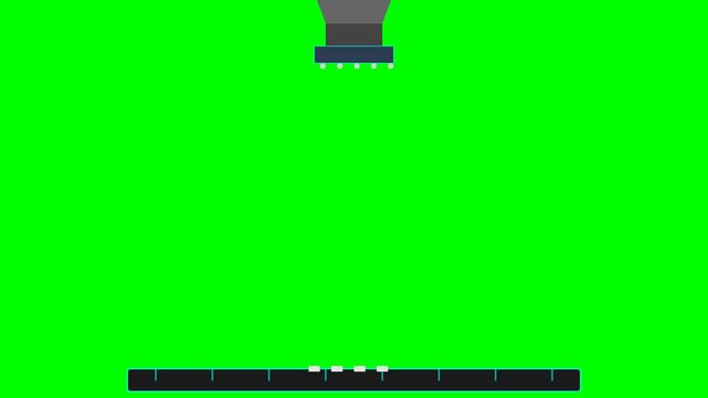 Automated Micro-Bump Flip-Chip Thermocompression Bonder Head Semiconductor Manufacturing Animation