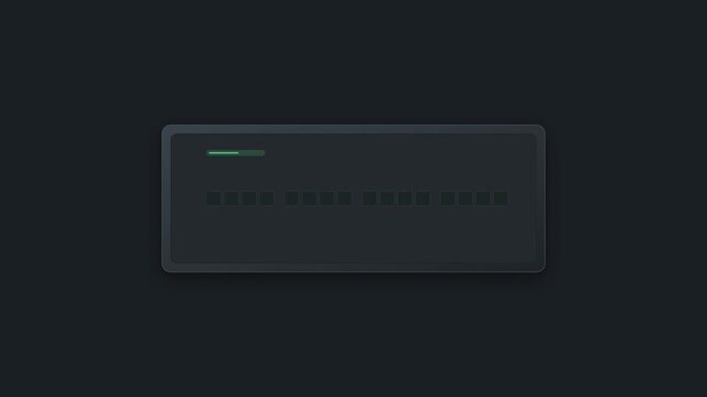 Software API License Key Verification Token with Emerald Green Scanning Laser and Verified Badge