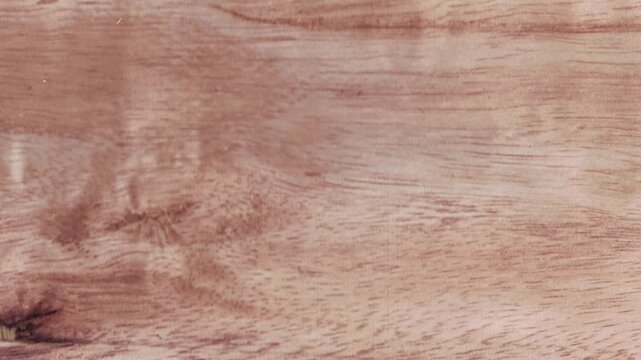 Stop Motion Animation of Natural Plywood Wood Grain Texture