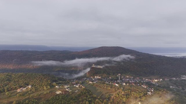 Aerial Drone View of Sokolacka Kula