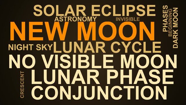 New Moon Word Cloud