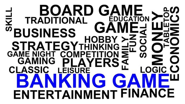 Banking Game Word Cloud