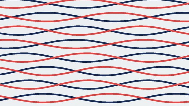 Boucle sans couture : fond de motif de corde nautique marine et blanc