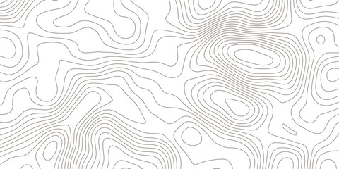 Fototapeta premium Abstract topographic map contour lines pattern background with geography background terrain lines geometric texture