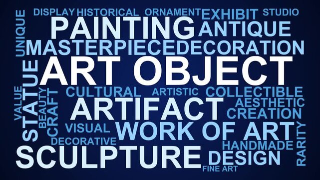 Art Object Word Cloud