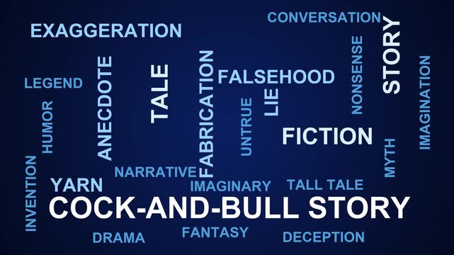 Cock-And-Bull Story Word Cloud