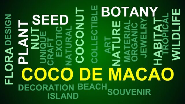 Coco De Macao Word Cloud