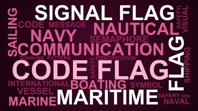 Code Flag Word Cloud