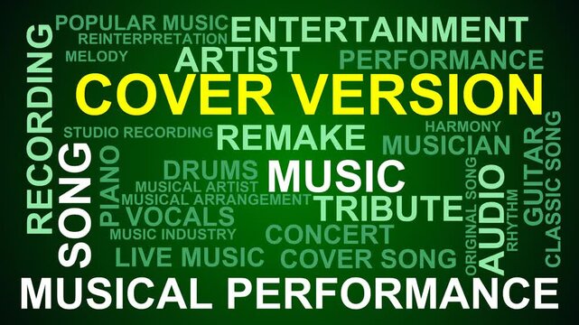 Cover Version Word Cloud