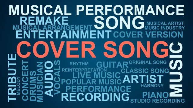 Cover Song Word Cloud