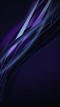 Neon blade ribbon geometry curving seamless loop motion background
