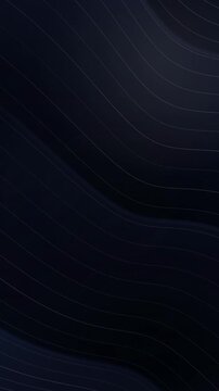 Topographical dark blue line terrain seamless loop motion background