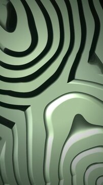 Green topographic contour lines morphing seamless loop background