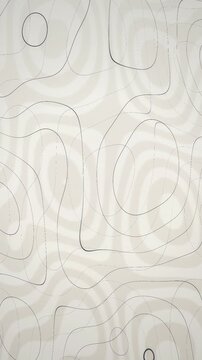 Retro topographic line pattern scrolling seamless loop background