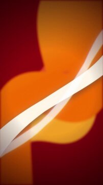 Glowing white wave ribbon undulates seamless loop background