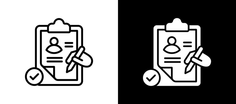 Consent Management lineglyph icon