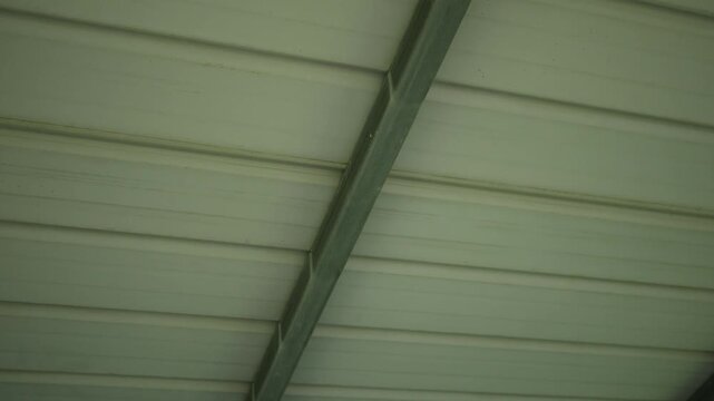 The Bottom of a Warehouse Roof or Hangar Roof