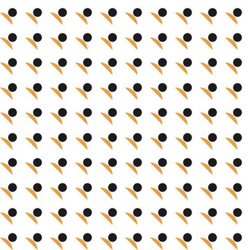 Seamless repeating geometric arcs pattern