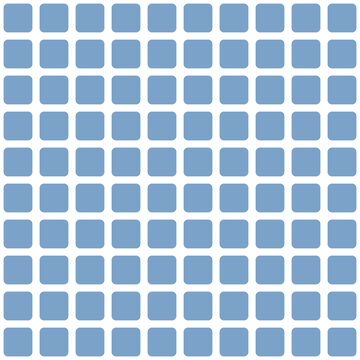 Seamless rounded tile repeat pattern