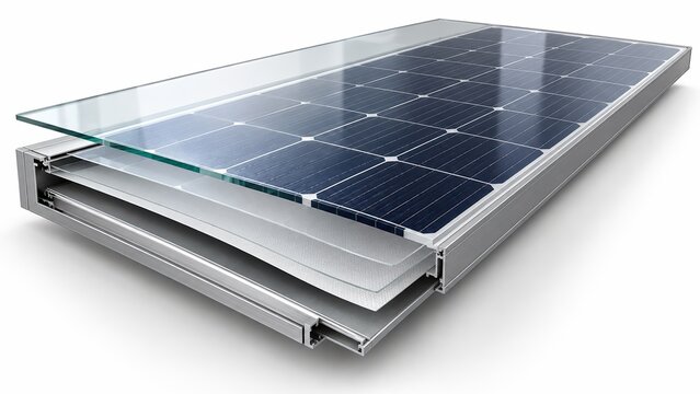 Innovative solar panel module technology with multilayer cross section structure for high efficiency photovoltaic energy systems