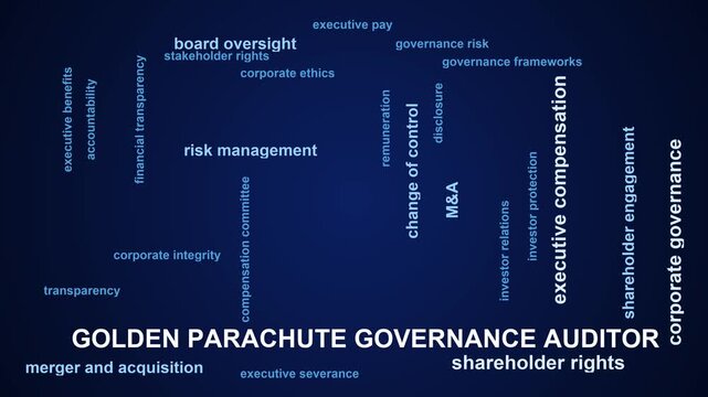 Golden Parachute Governance Auditor Word Cloud