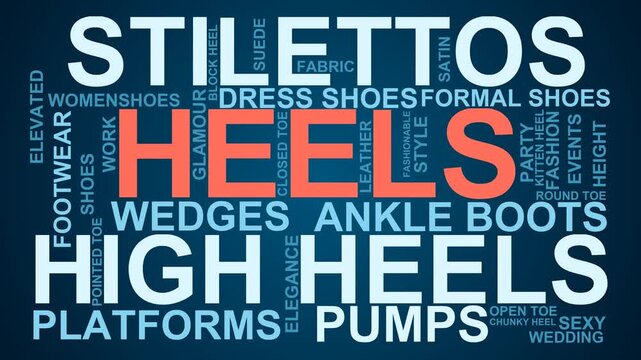 Heels Word Cloud
