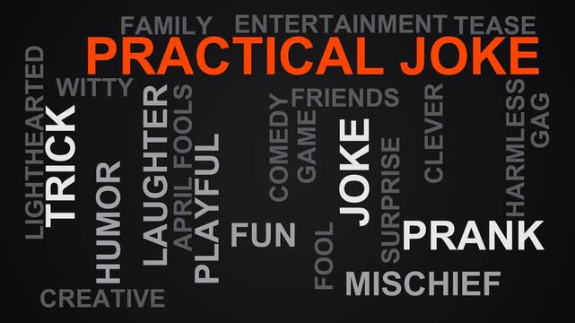 Practical Joke Word Cloud