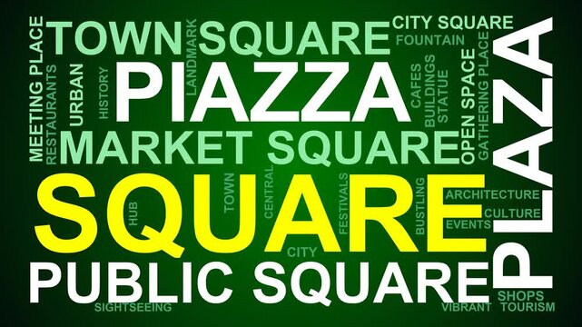 Square Word Cloud