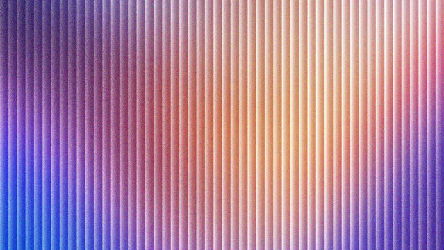 Abstract vertical lines background with purple and orange gradient, modern ribbed texture with soft fluted pattern, colorful linear backdrop for digital marketing and creative web design project.