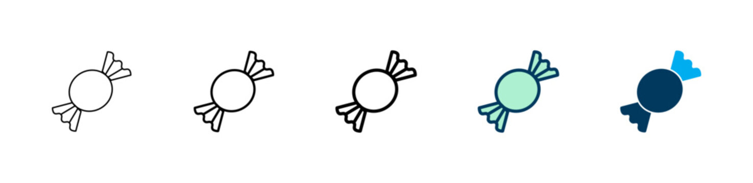 Candy icon logo design. candy sign and symbol.