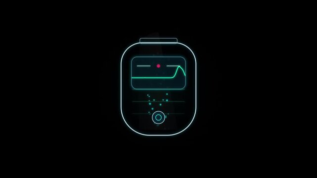 Digital pulse oximeter sensor monitoring oxygen saturation levels