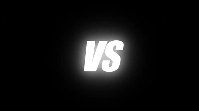 Vs text effects collection for battle and competition graphics