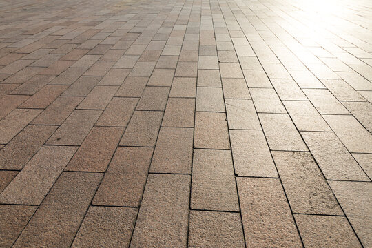 Brick pavement texture background