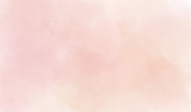 Pastel pink watercolor texture with soft abstract wash and gentle paper grain for calm background design