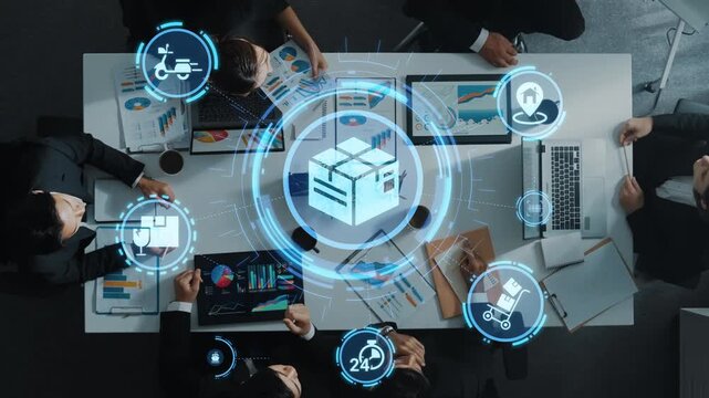 Goods delivery tracking icons show shipping, goods delivery routes, and loFunnelics monitoring. Goods delivery tracking ensures timely goods delivery, secure handling, and accurate tracking. Funnel