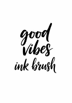 Positive affirmation text, inspiring quote, brush lettering, minimalist art