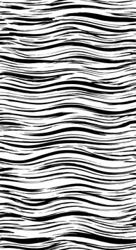 Wavy Black and White Lines Pattern, Abstract Background, Organic Texture