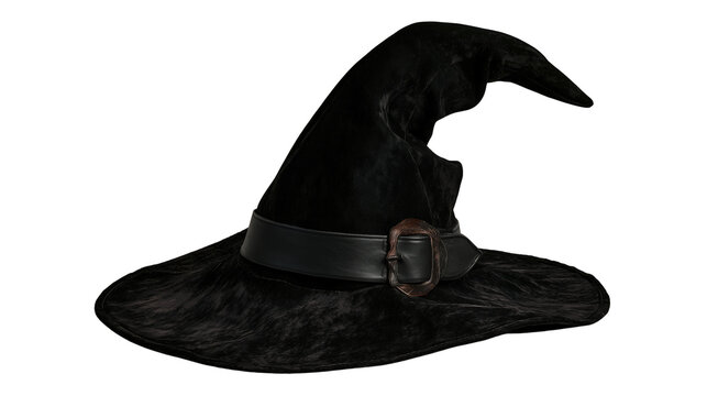 Witch hat isolated on transparent background