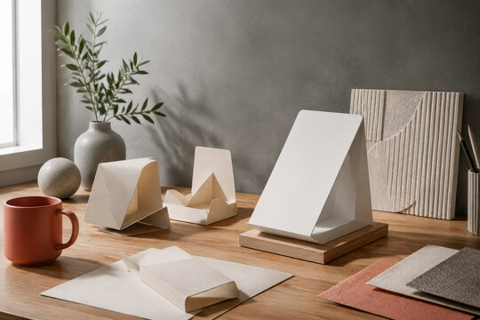 Rough Paper Forms Evolving into a Refined Prototype