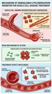 Sickle Cell Disease Treatment Hemoglobin S Polymerization Inhibitor Mechanism Explained