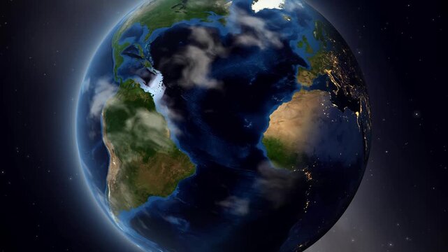 Earth Zoom In to Ciudad Victoria Mexico Map Pin Animation