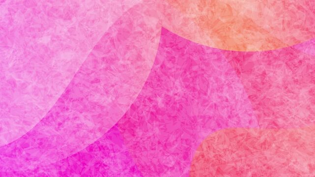 Abstract pink and orange textured shapes 4K